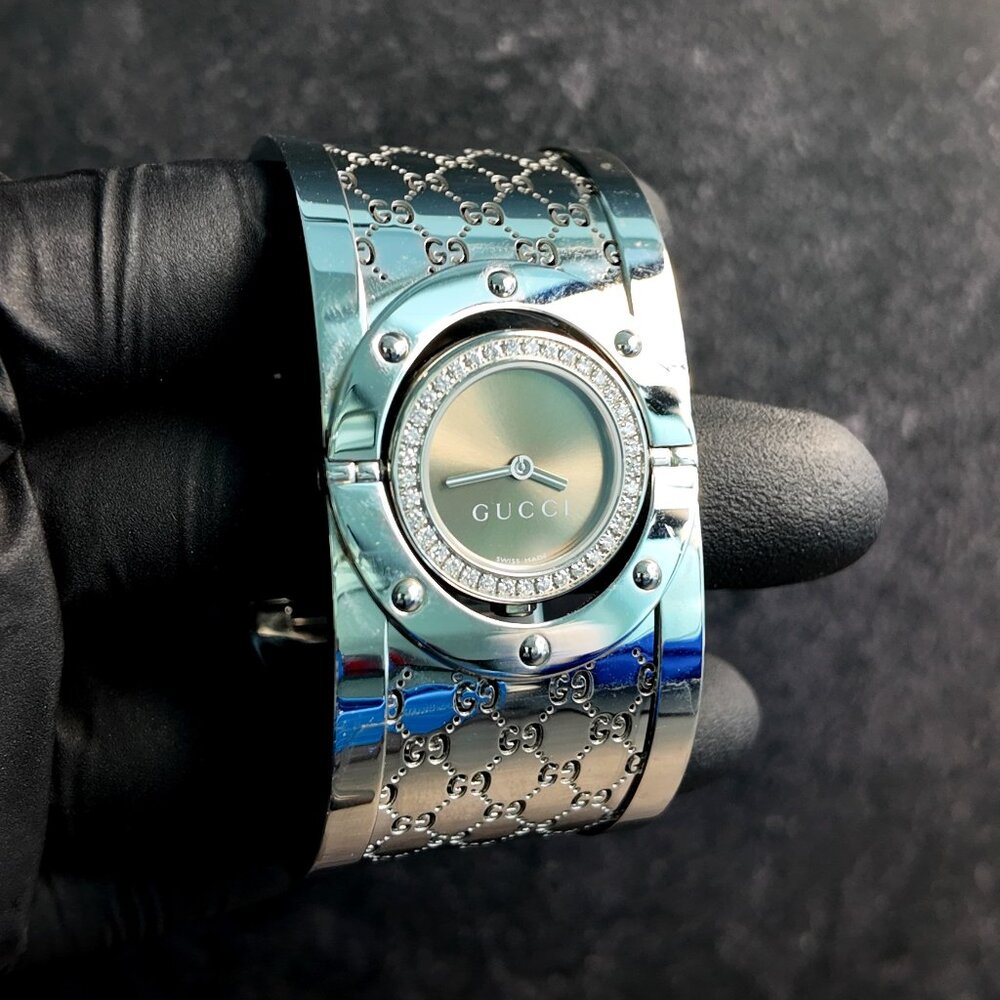 GUCCI Ladies YA112416 Twirl Dial Watch